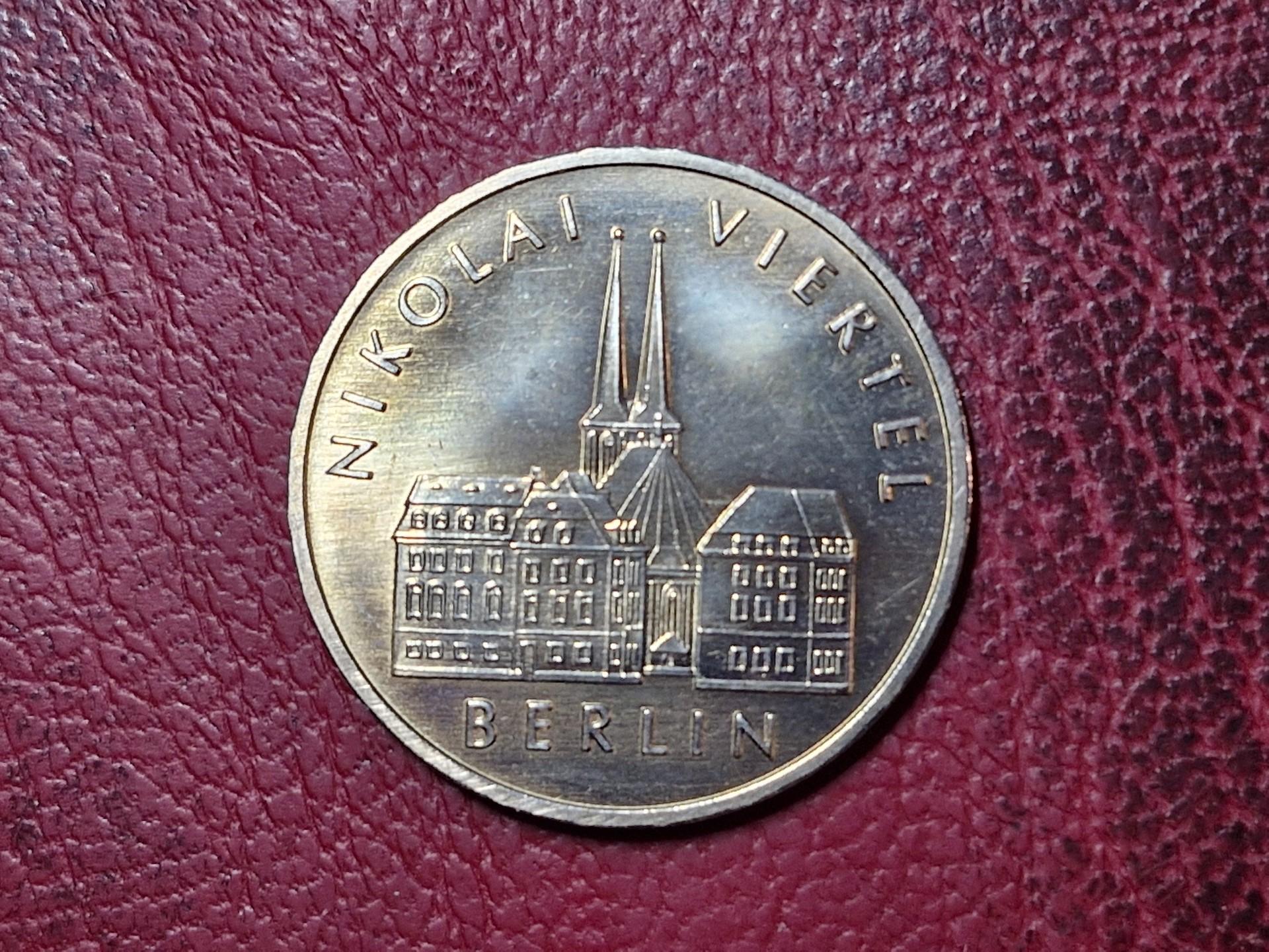 Vokietija - VDR 5 markės, 1987 KM# 114 Nikolaivier