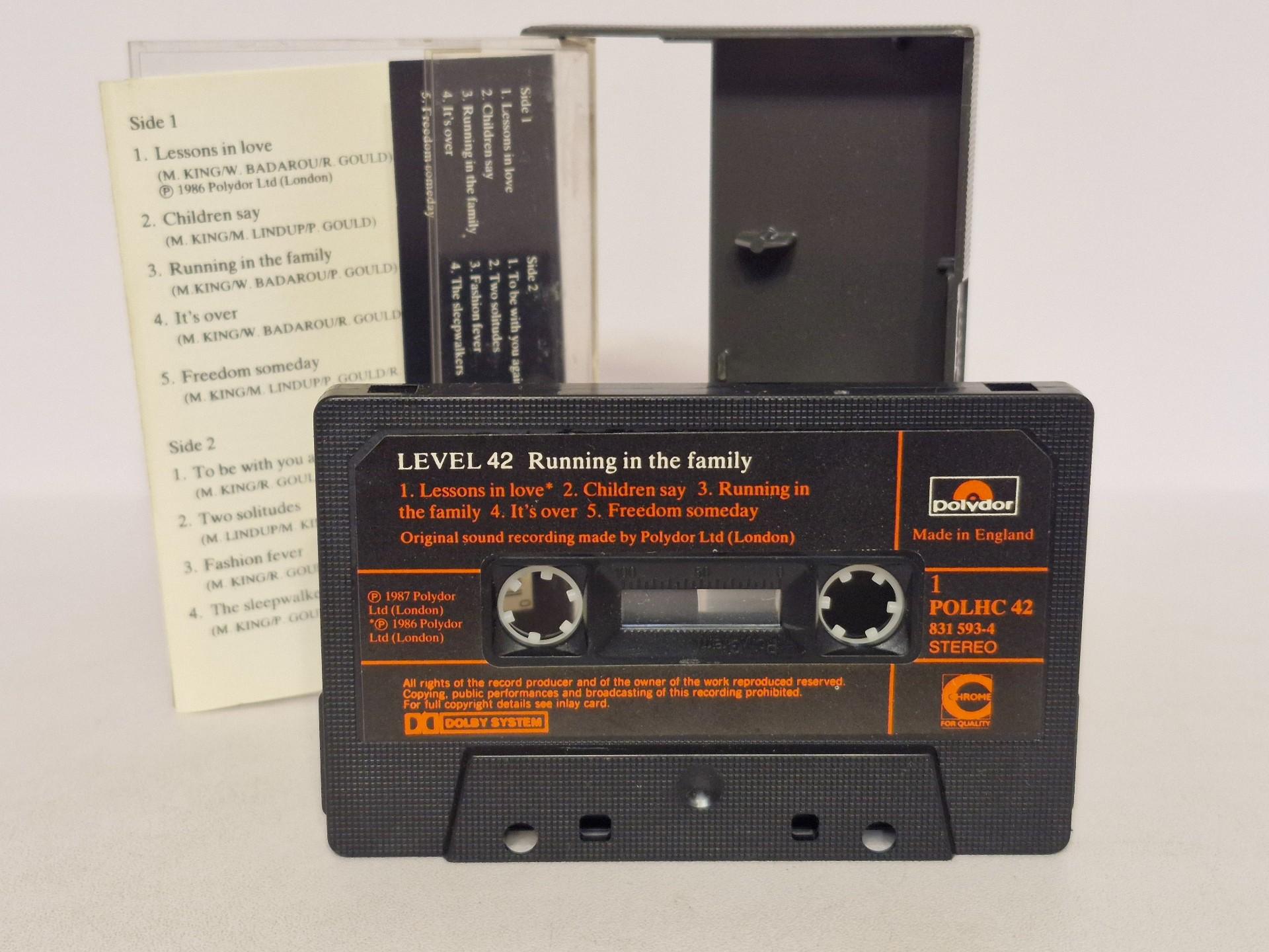 Audio kasetė Level 42 – Running In The Family