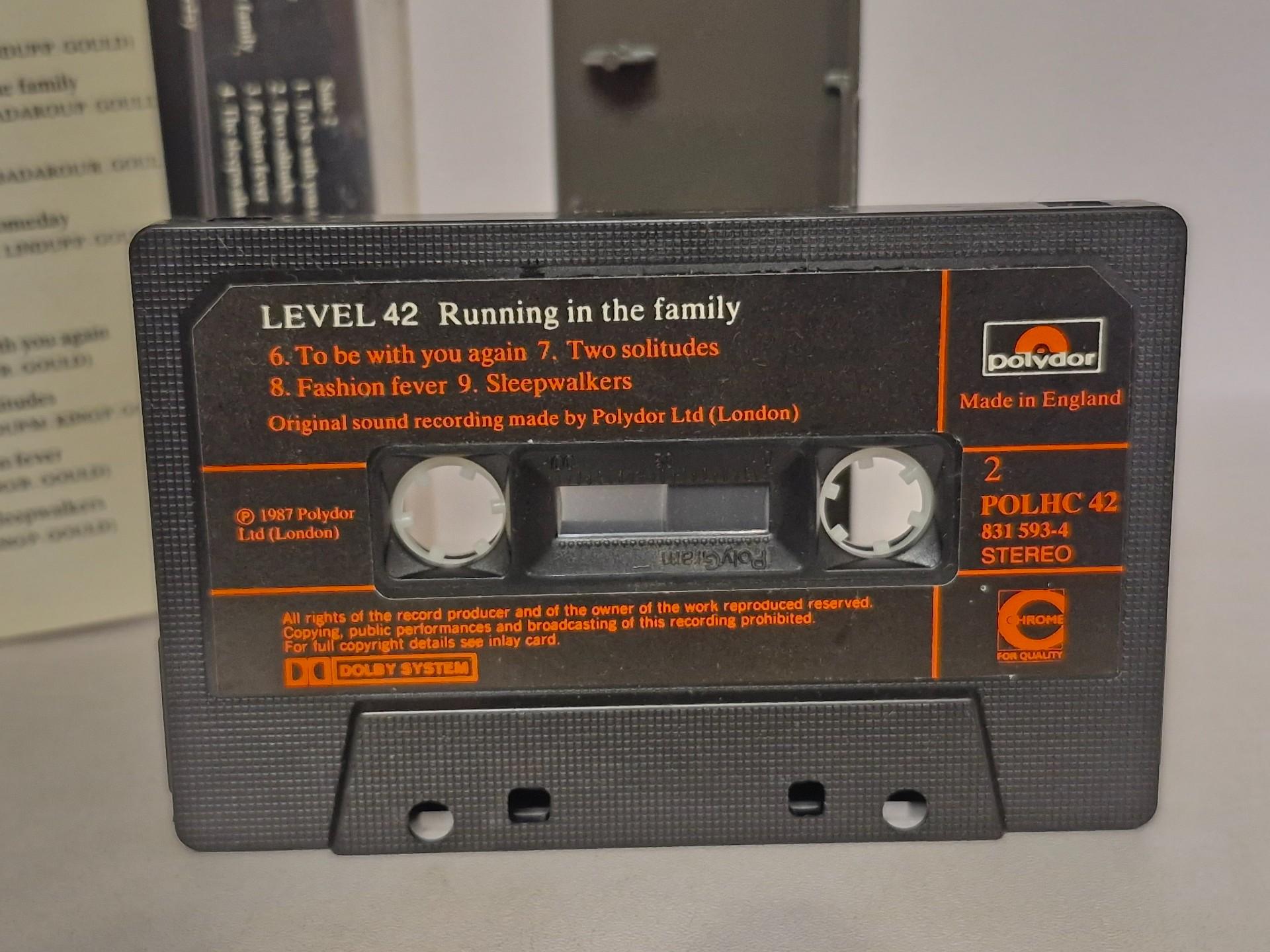 Audio kasetė Level 42 – Running In The Family