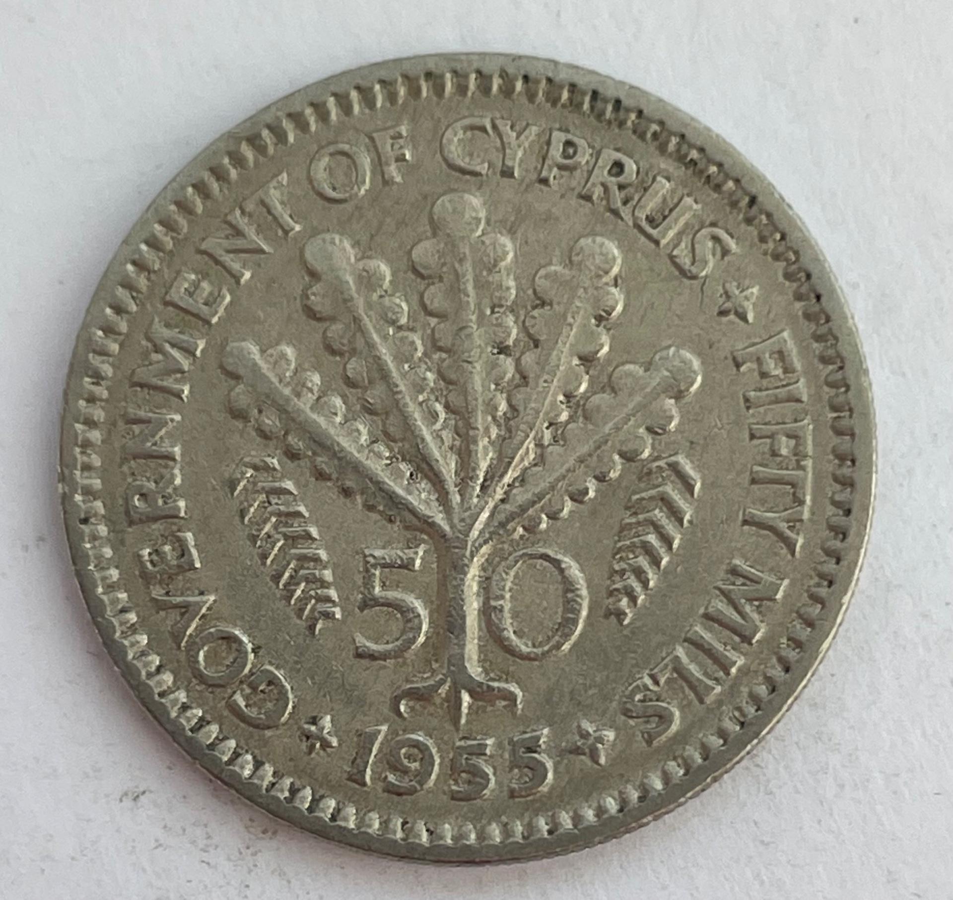 Kipras 50 mils 1953