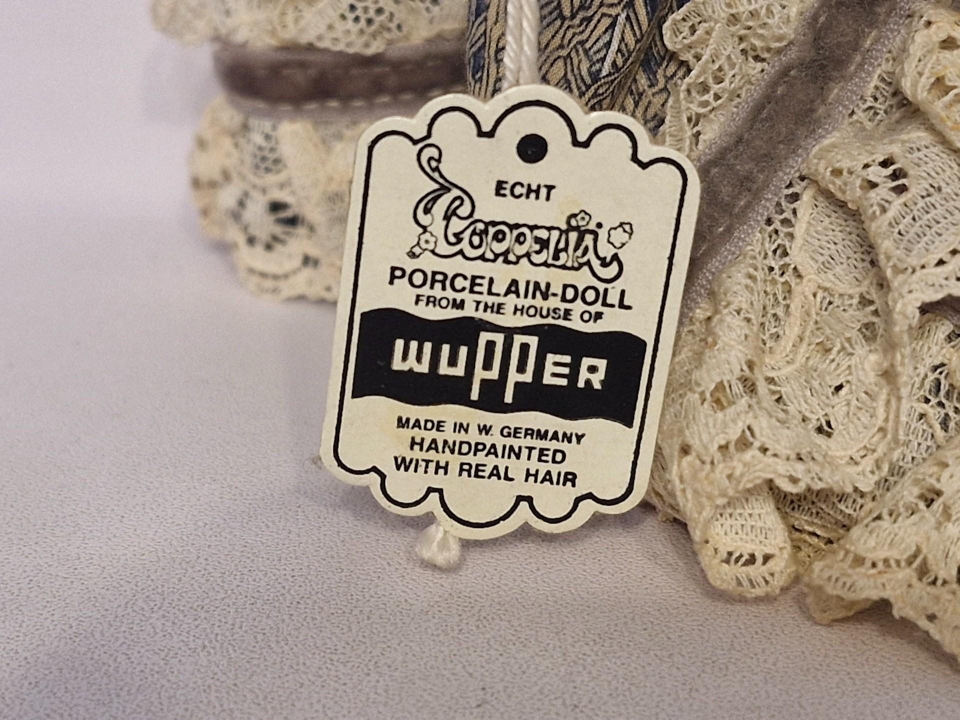 Vokiška porcelianinė kolekcinė lėlė "Wupper"