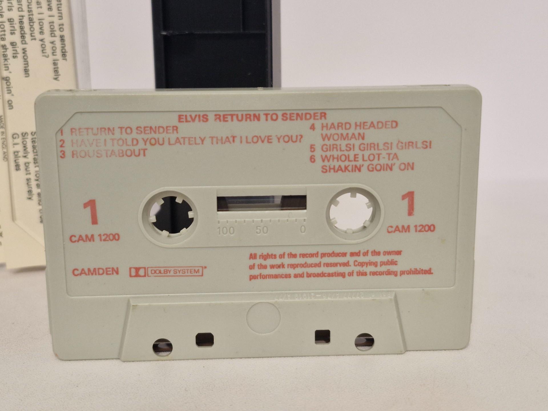 Audio kasetė Elvis – Return To Sender