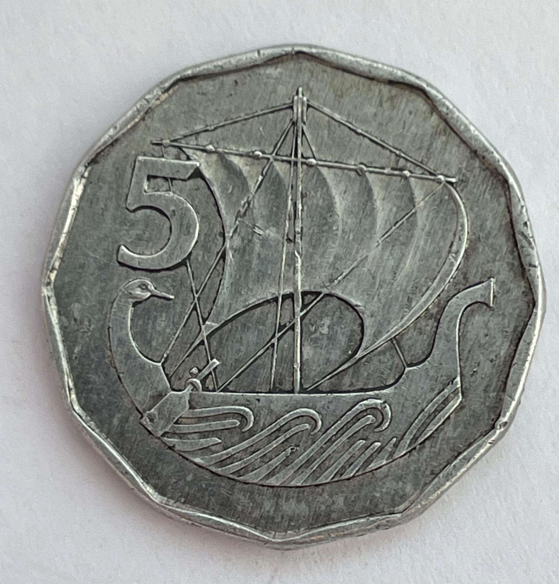 Kipras 5 mils 1982
