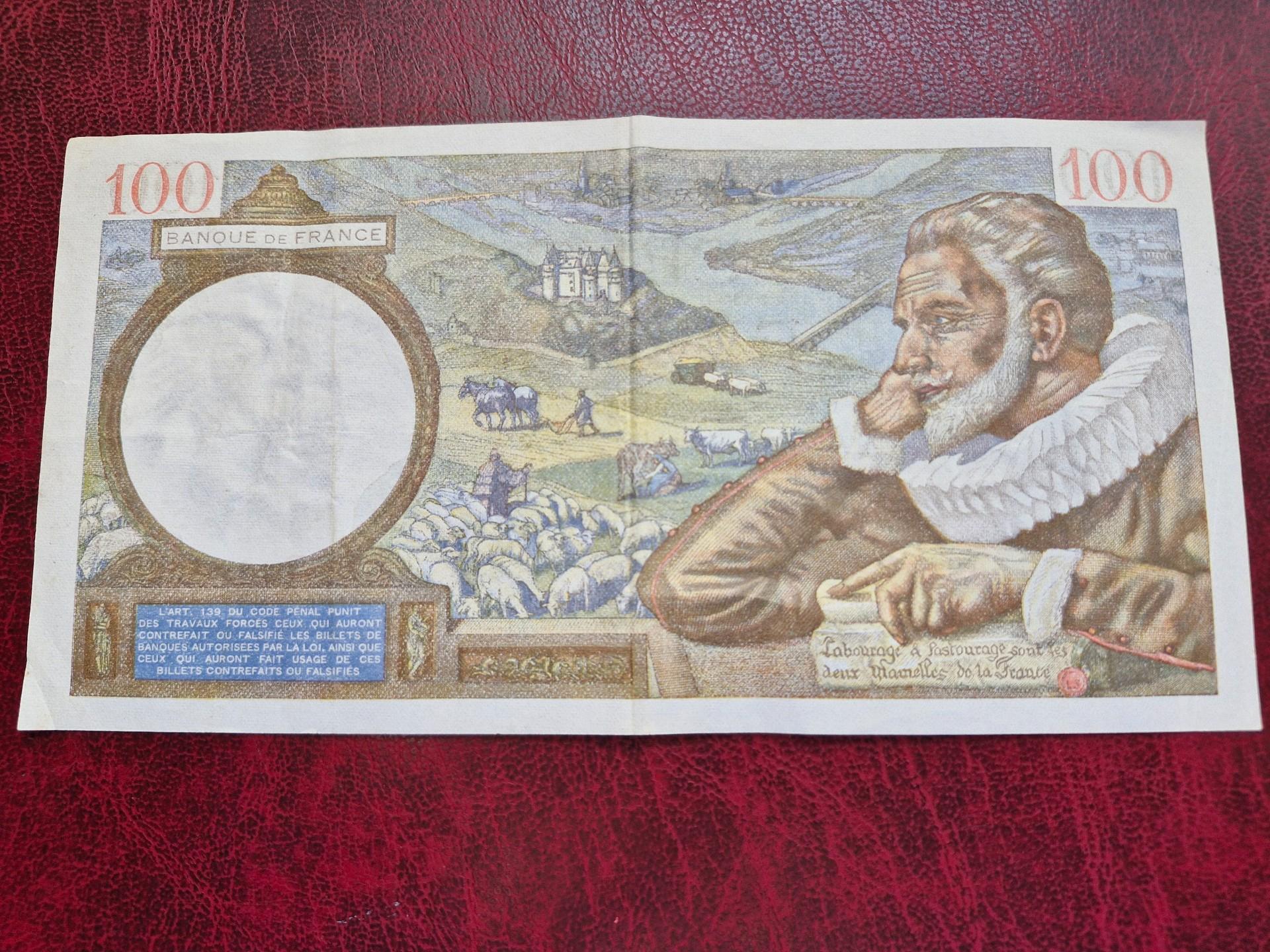 100 Francs 1941.11.20 Prancūzija P-94a.61