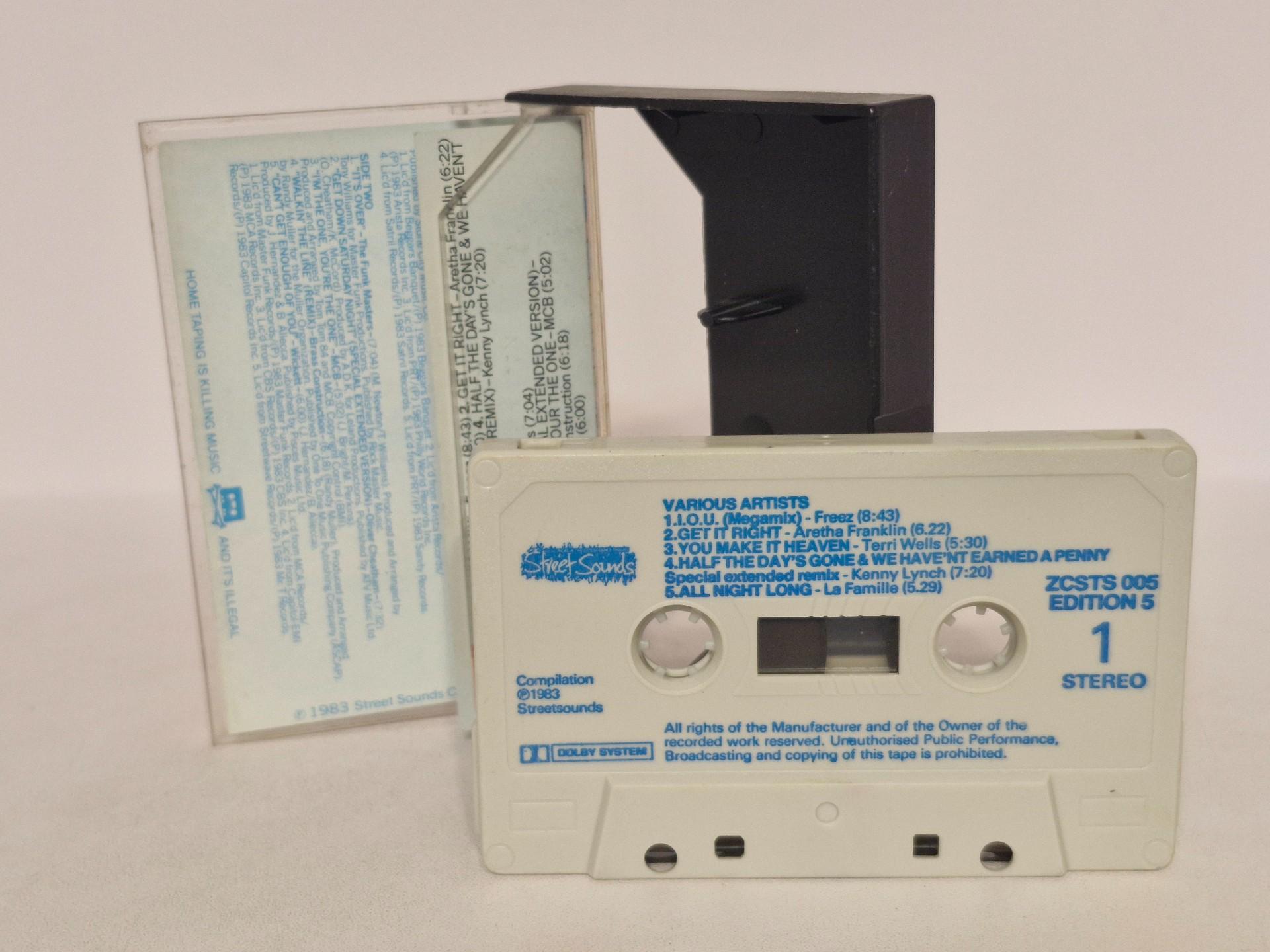 Audio kasetė Various – Street Sounds Edition 5