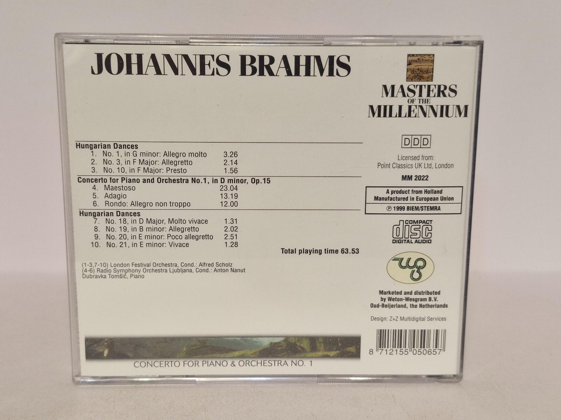 Audio CD Johannes Brahms – Concerto For Piano