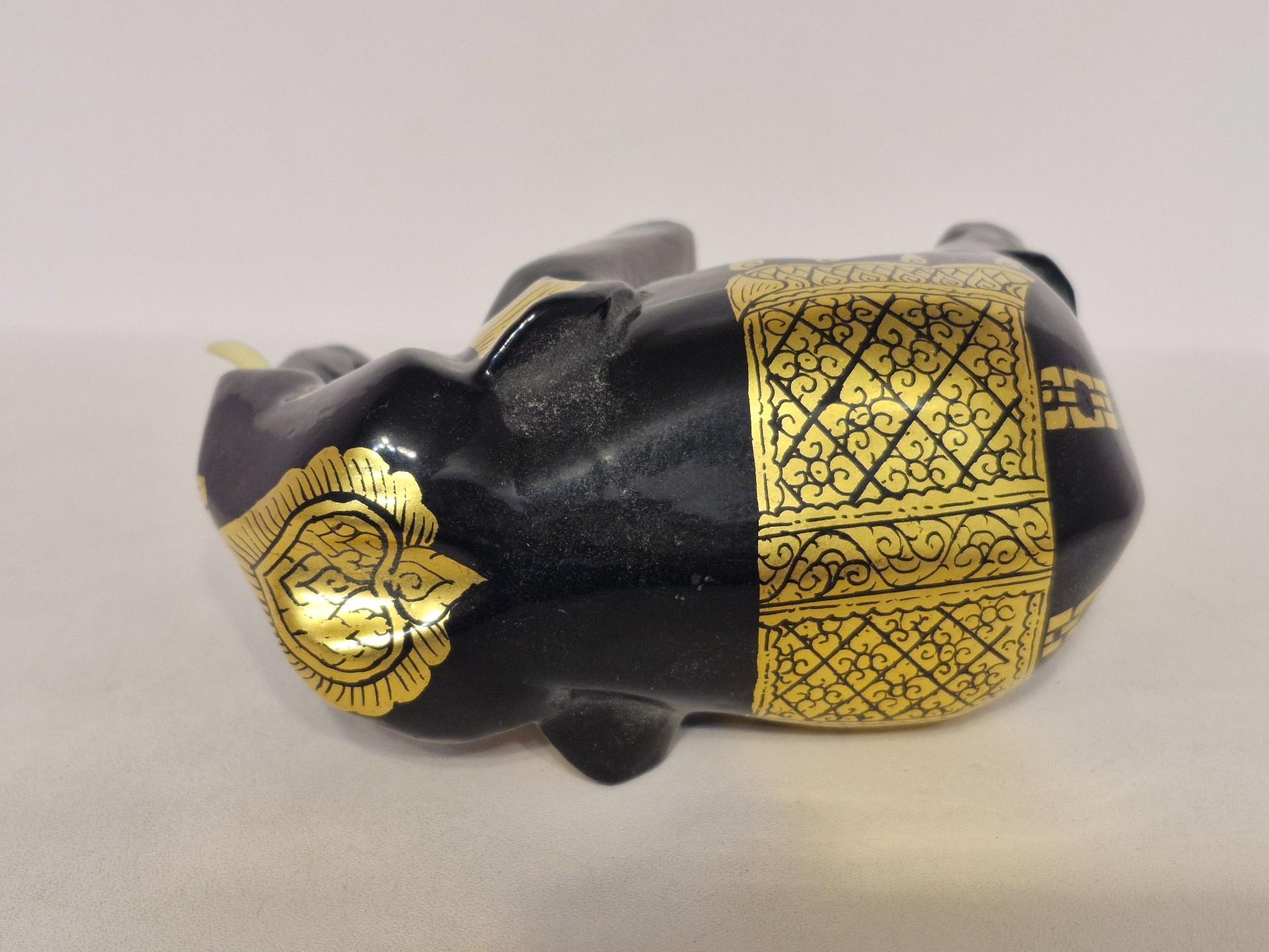 Dekoratyvinė Azijos stiliaus dramblio figūra~11cm