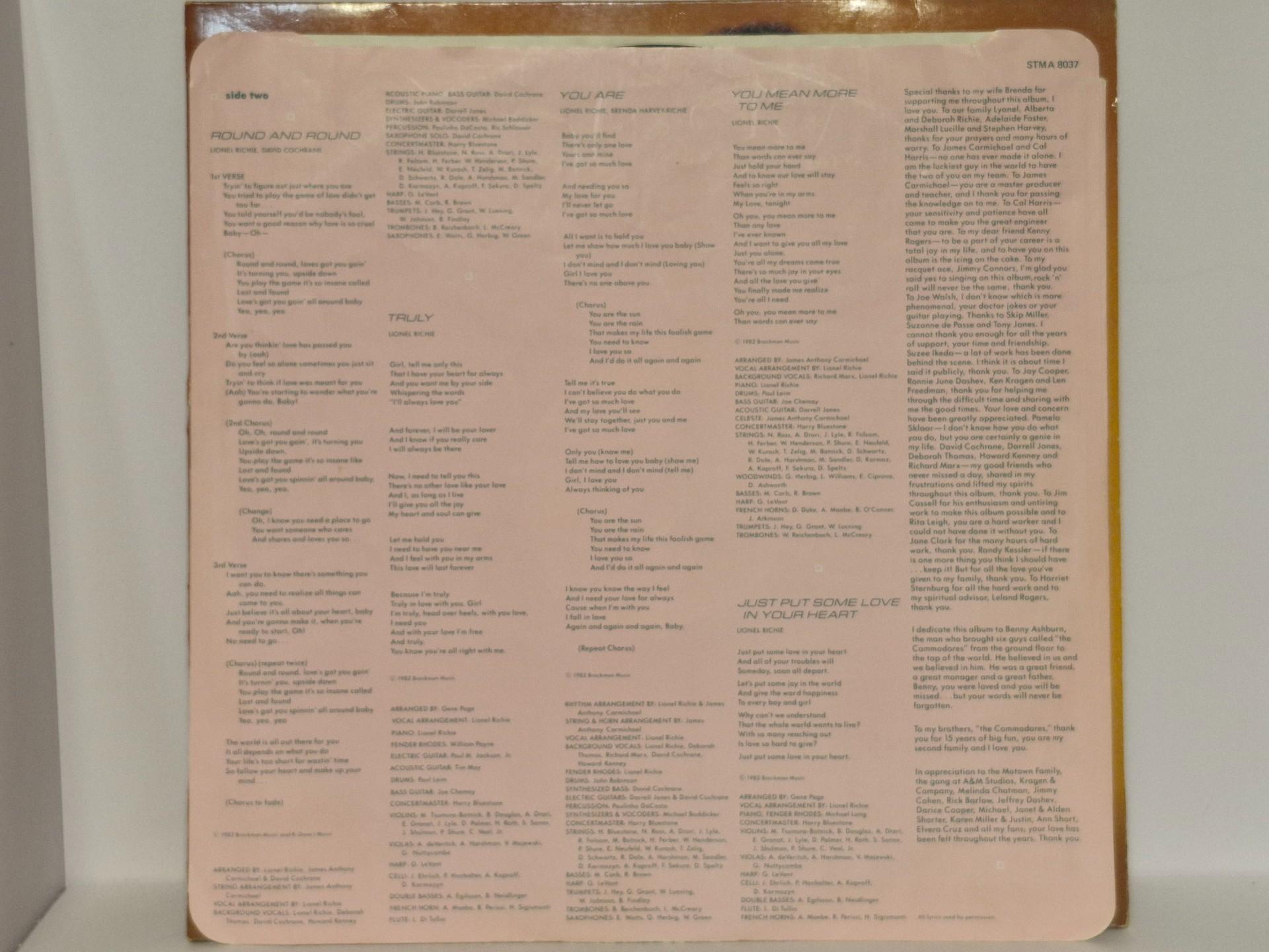 Lp plokštelė Lionel Richie – Lionel Richie