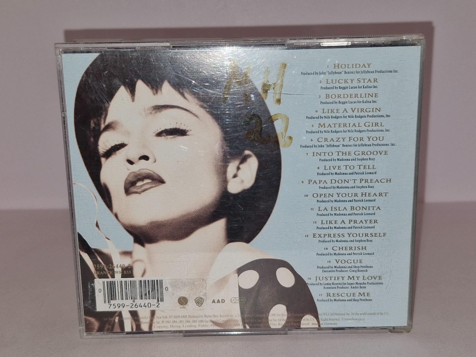Audio CD Madonna – The Immaculate Collection