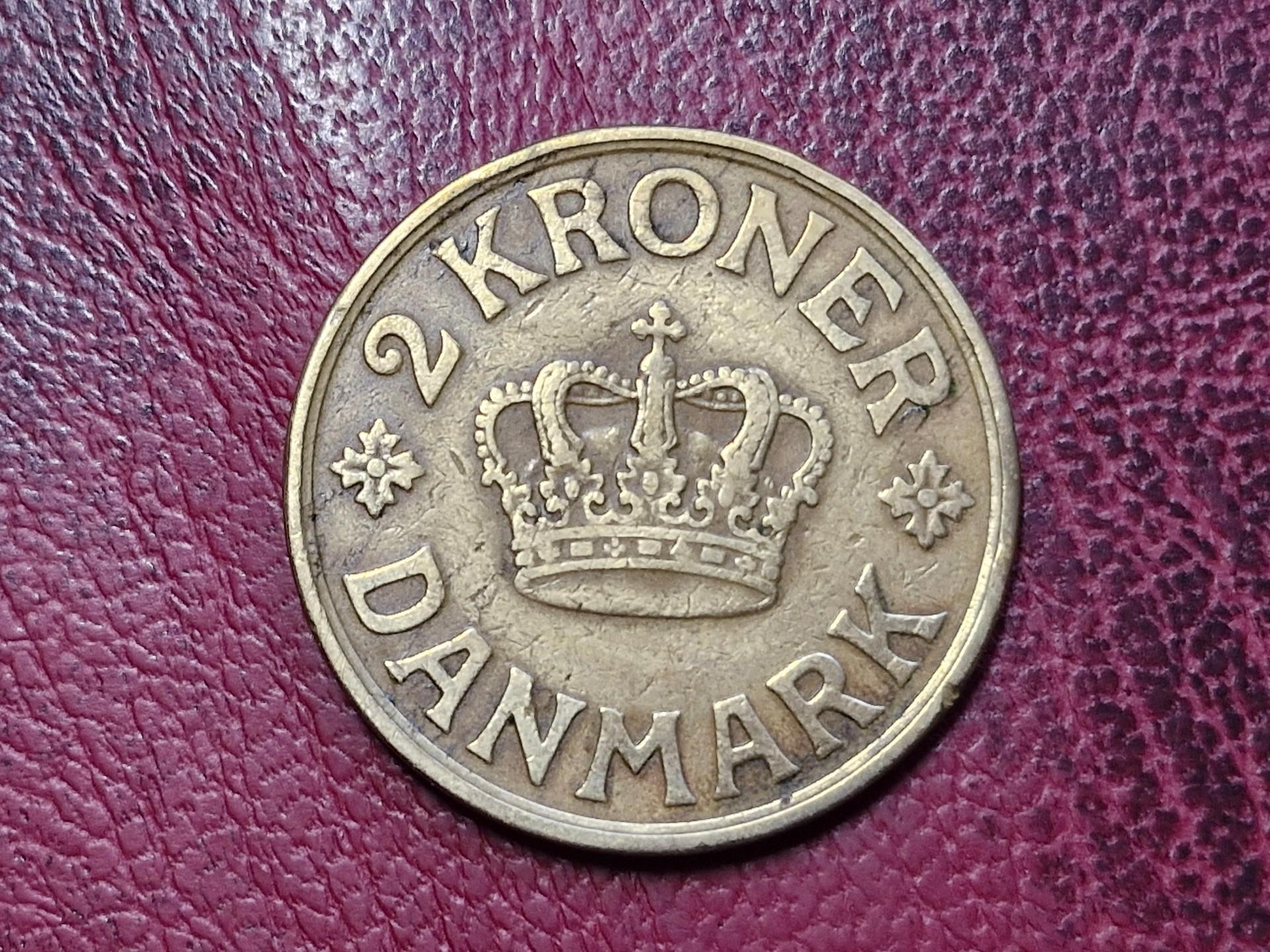 Danija 2 kronos, 1926 KM# 825