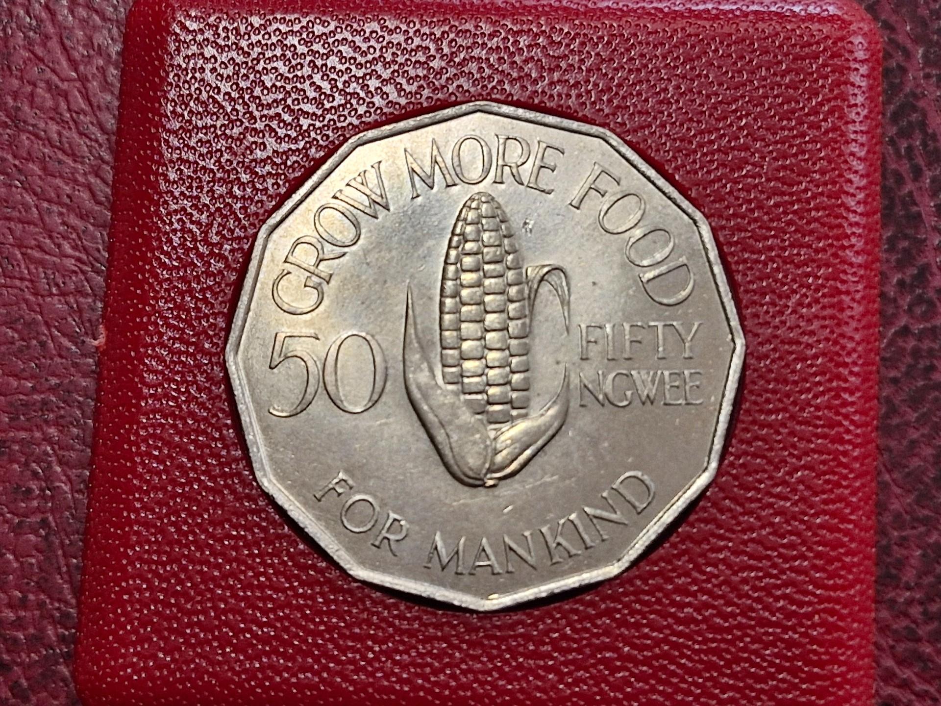 Zambija 50 ngvių, 1969 KM# 14 FAO