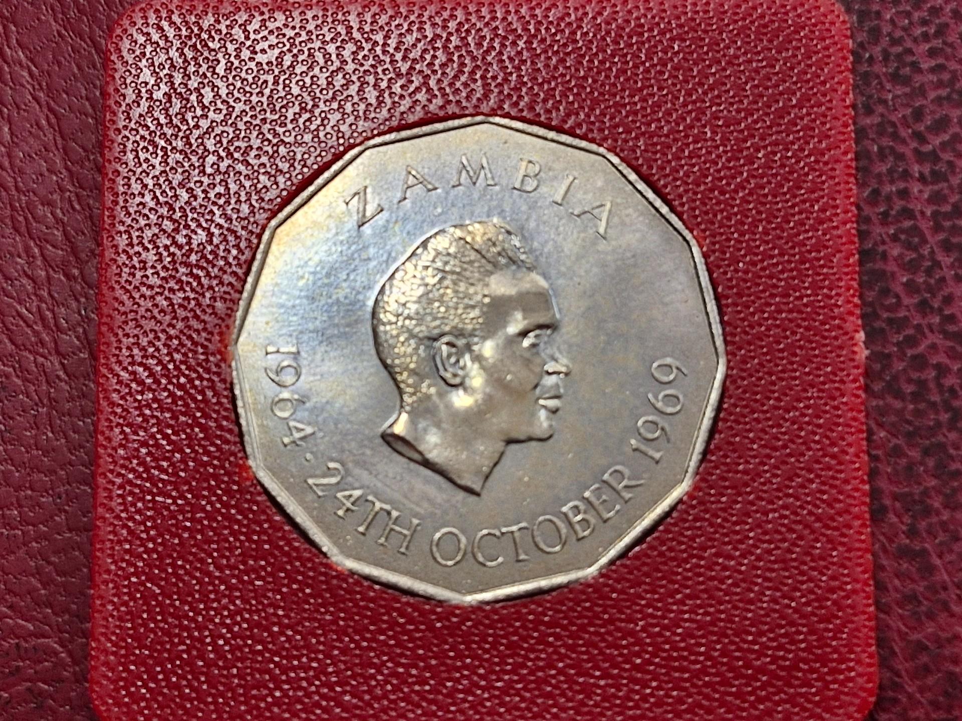 Zambija 50 ngvių, 1969 KM# 14 FAO