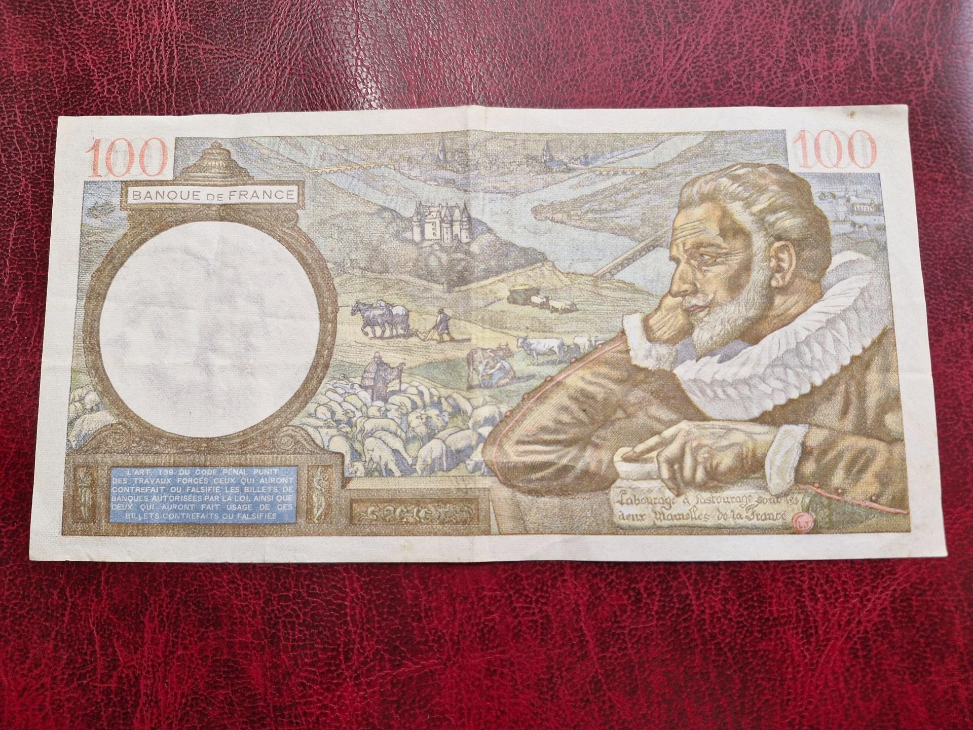 100 Francs 1941.11.20 Prancūzija P-94a.61