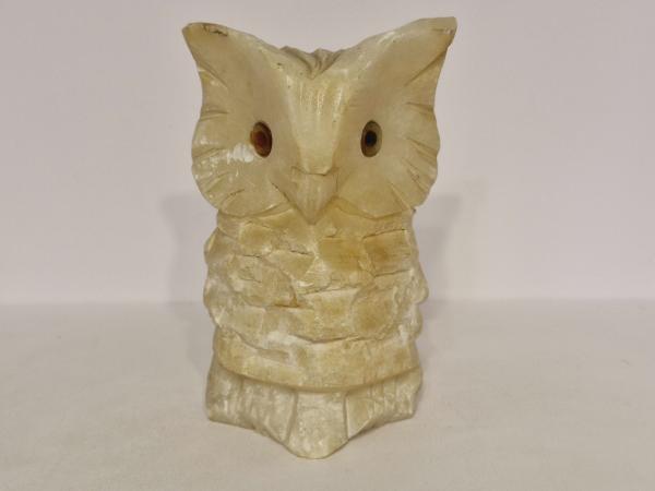Skulptūra iš akmens pelėda ~ 15,5cm