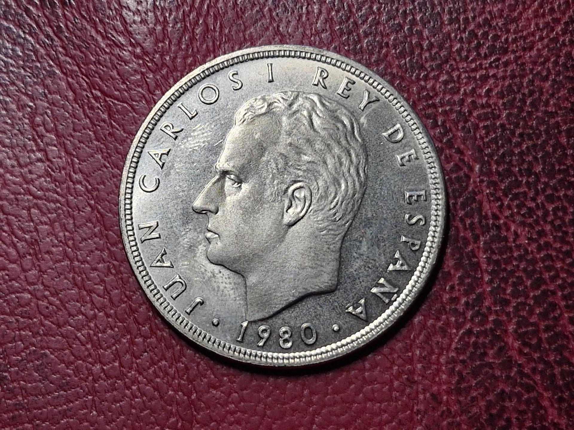 Ispanija 100 pesetų, 1980 KM# 820 futbolo čemp.