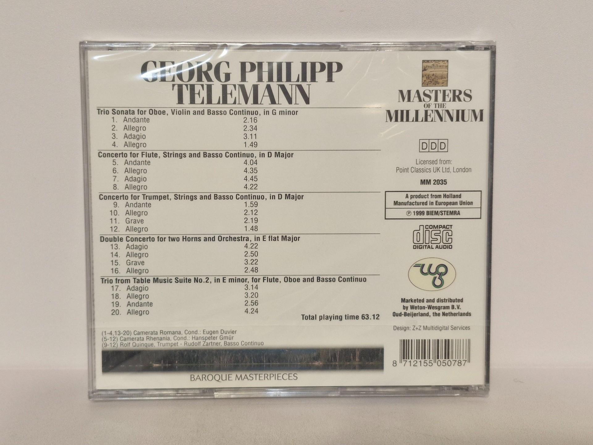 CD Georg Philipp Telemann – Baroque Masterpieces