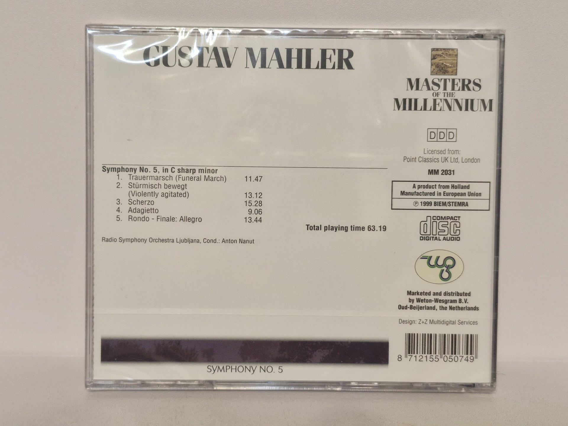 Audio CD Gustav Mahler - Symphony No. 5
