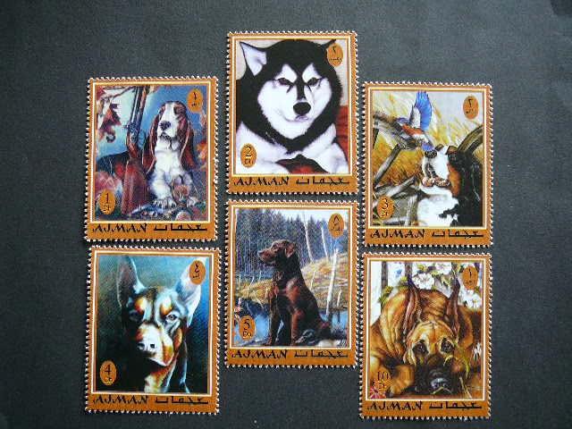 Ajmanas 1972 Sunys MNH #43