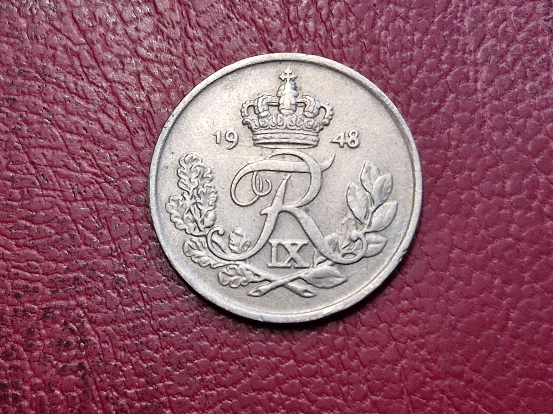 Danija 25 erės, 1948 KM# 842