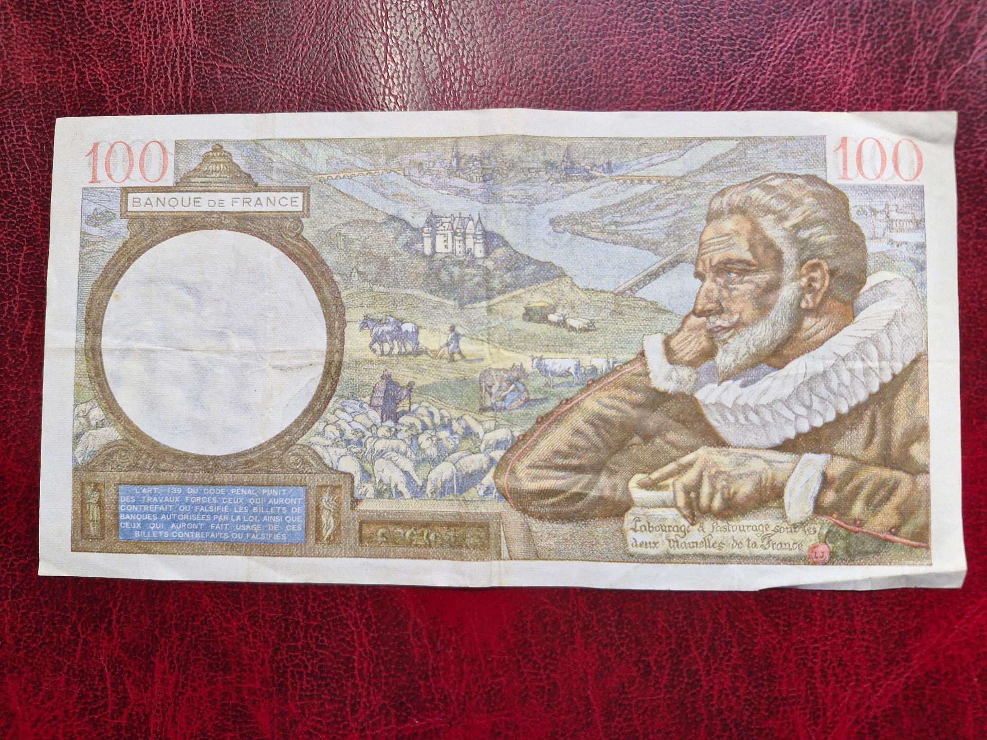 100 Francs 1941.11.20 Prancūzija P-94a.61