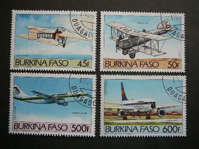 Burkina Faso 1985 Lektuvai antsp.