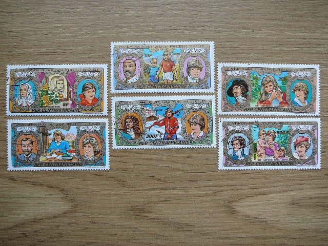 Central African Rep. 1982 Princese Diana antsp #1