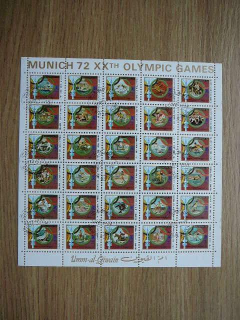 Umm Al Qiwain 1972 Olimpines vasaros antsp. #