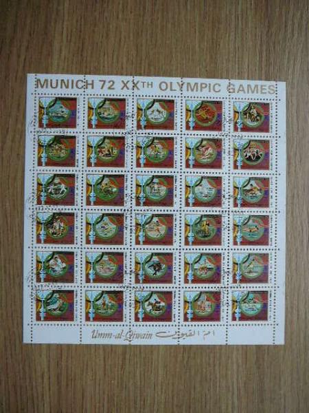 Umm Al Qiwain 1972 Olimpines vasaros antsp. #