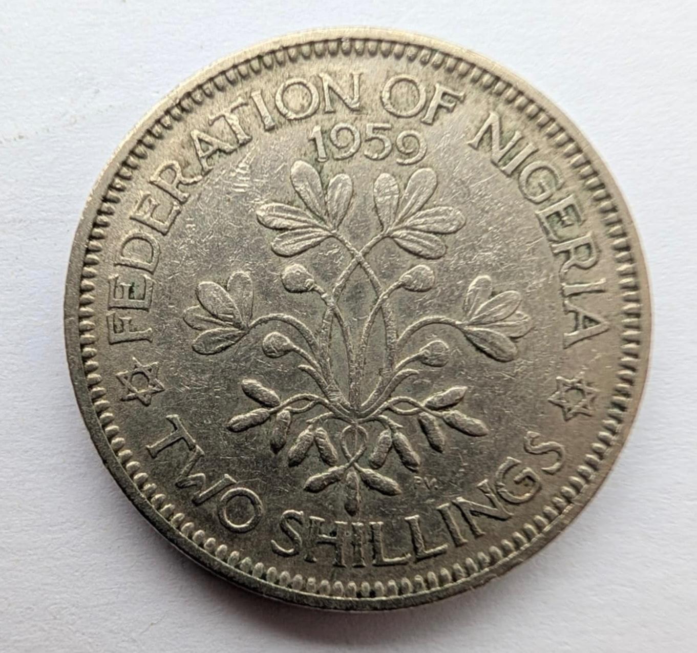 Nigerija 2 šilingai 1959