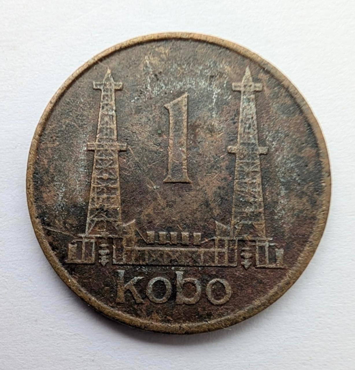 Nigerija 1 kobo 1974
