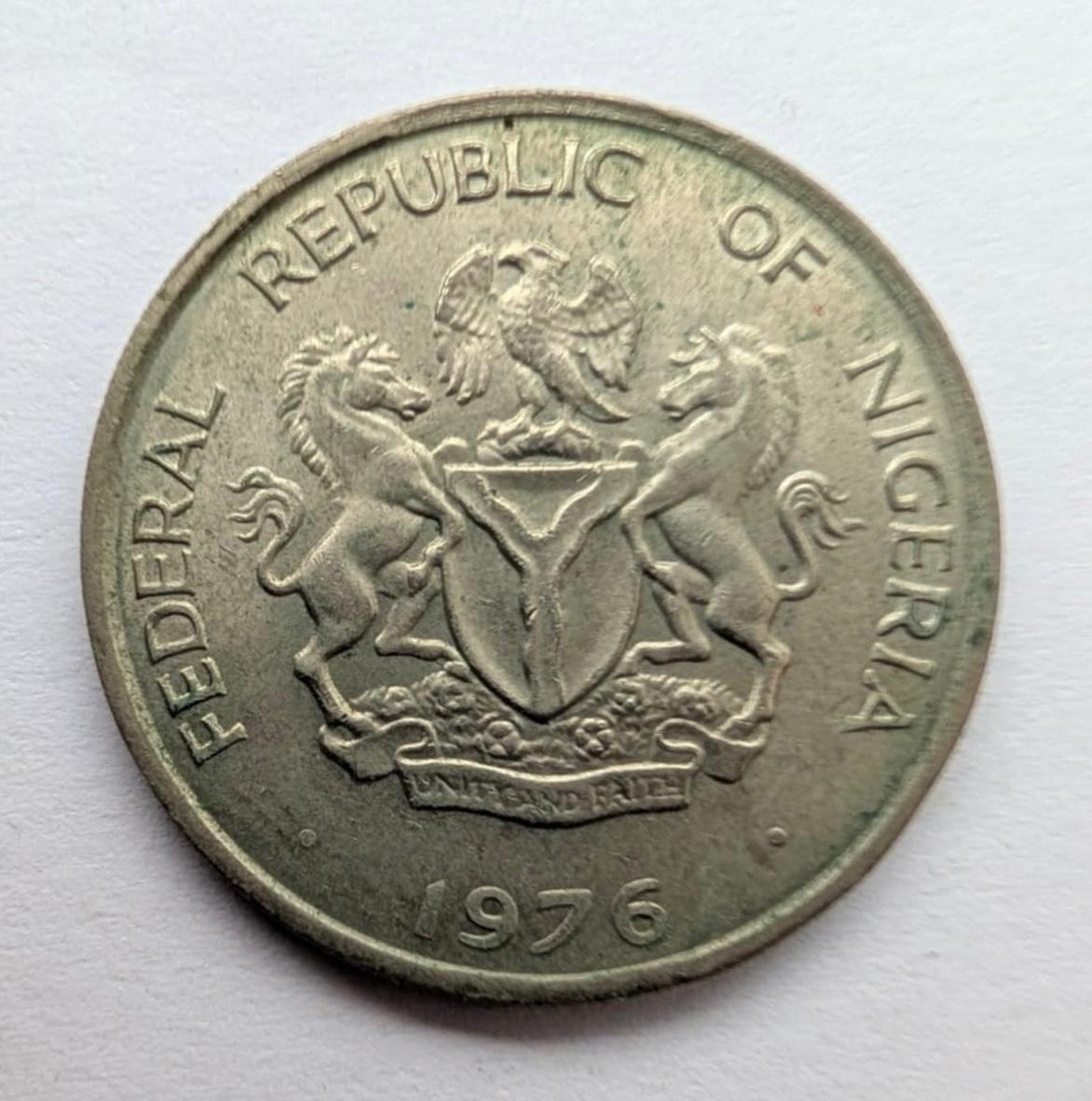 Nigerija 10 kobo 1976