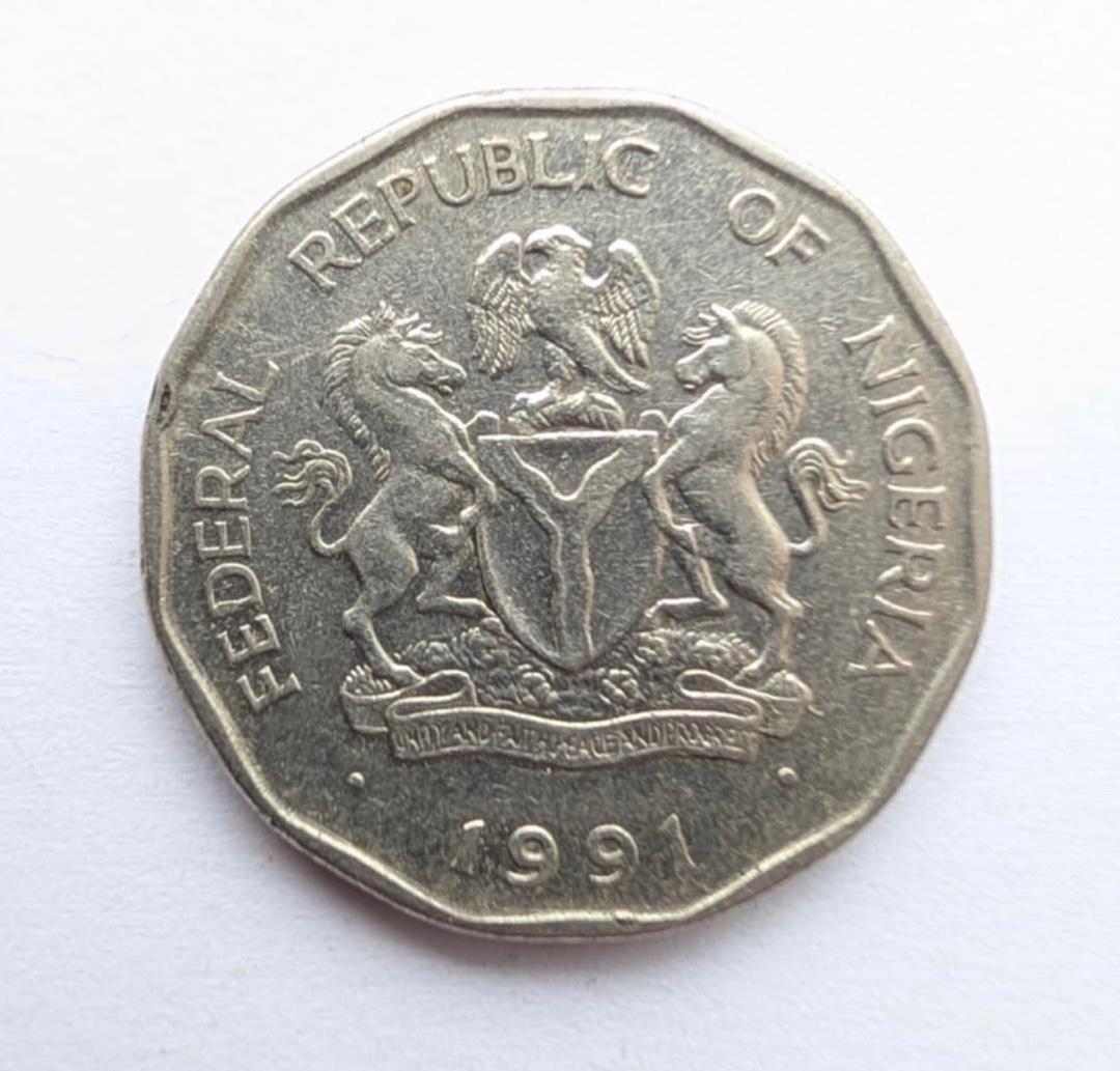 Nigerija 50 kobo 1991