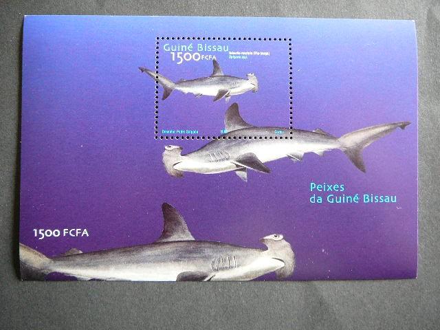 Bissau Gv. 2002 Rykliai Zuvys MNH #