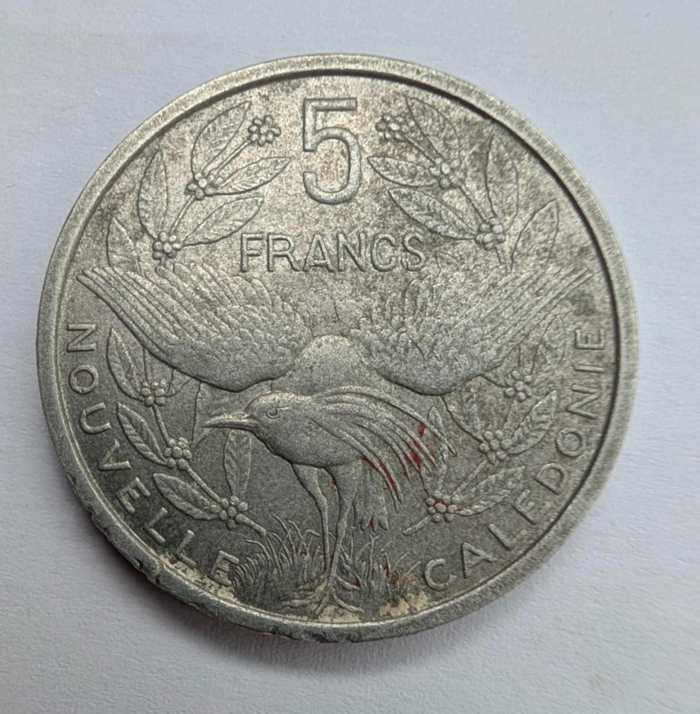 Naujoji Kaledonija 5 frankai 1952