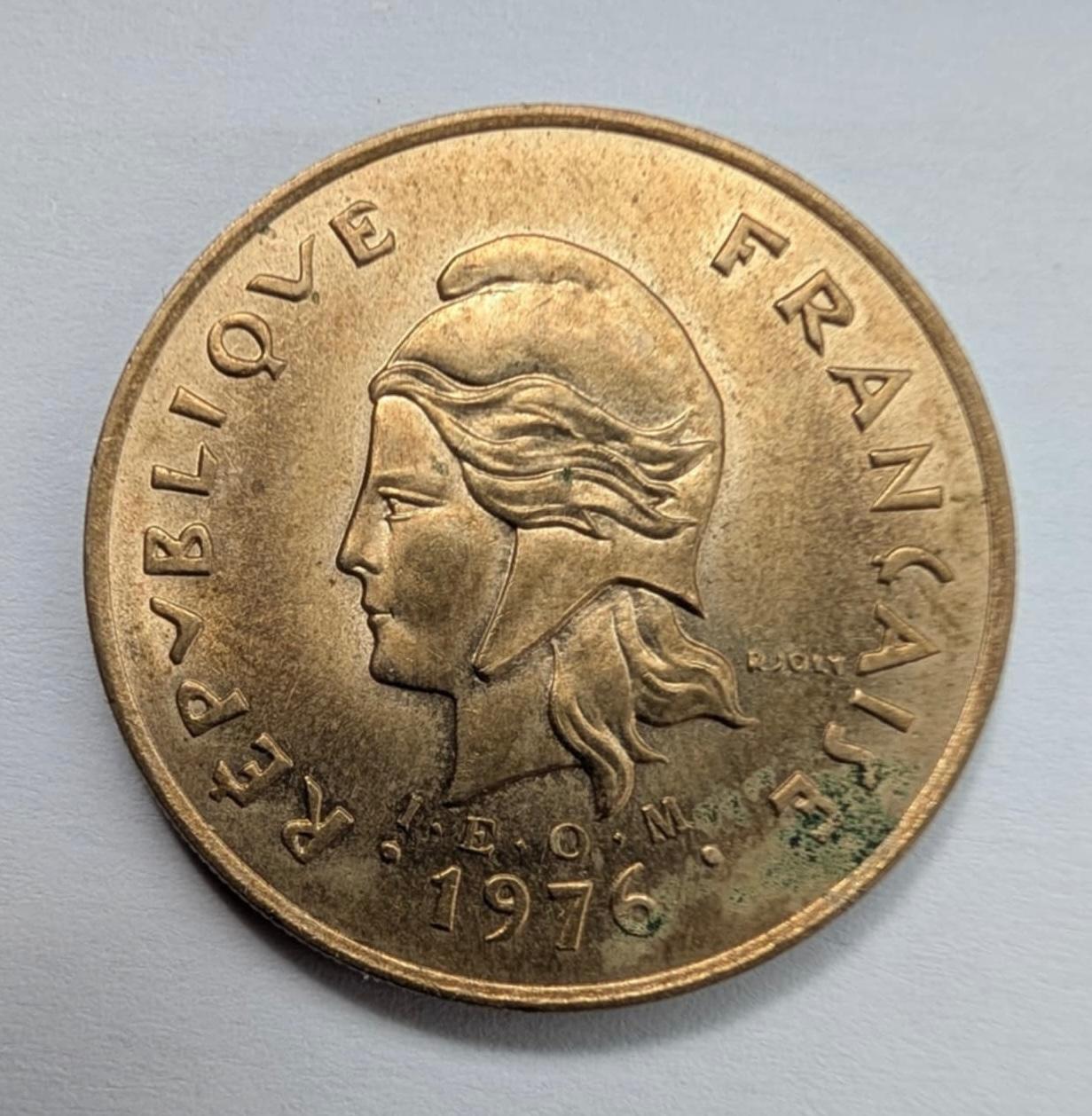 Naujoji Kaledonija 100 Fr 1976