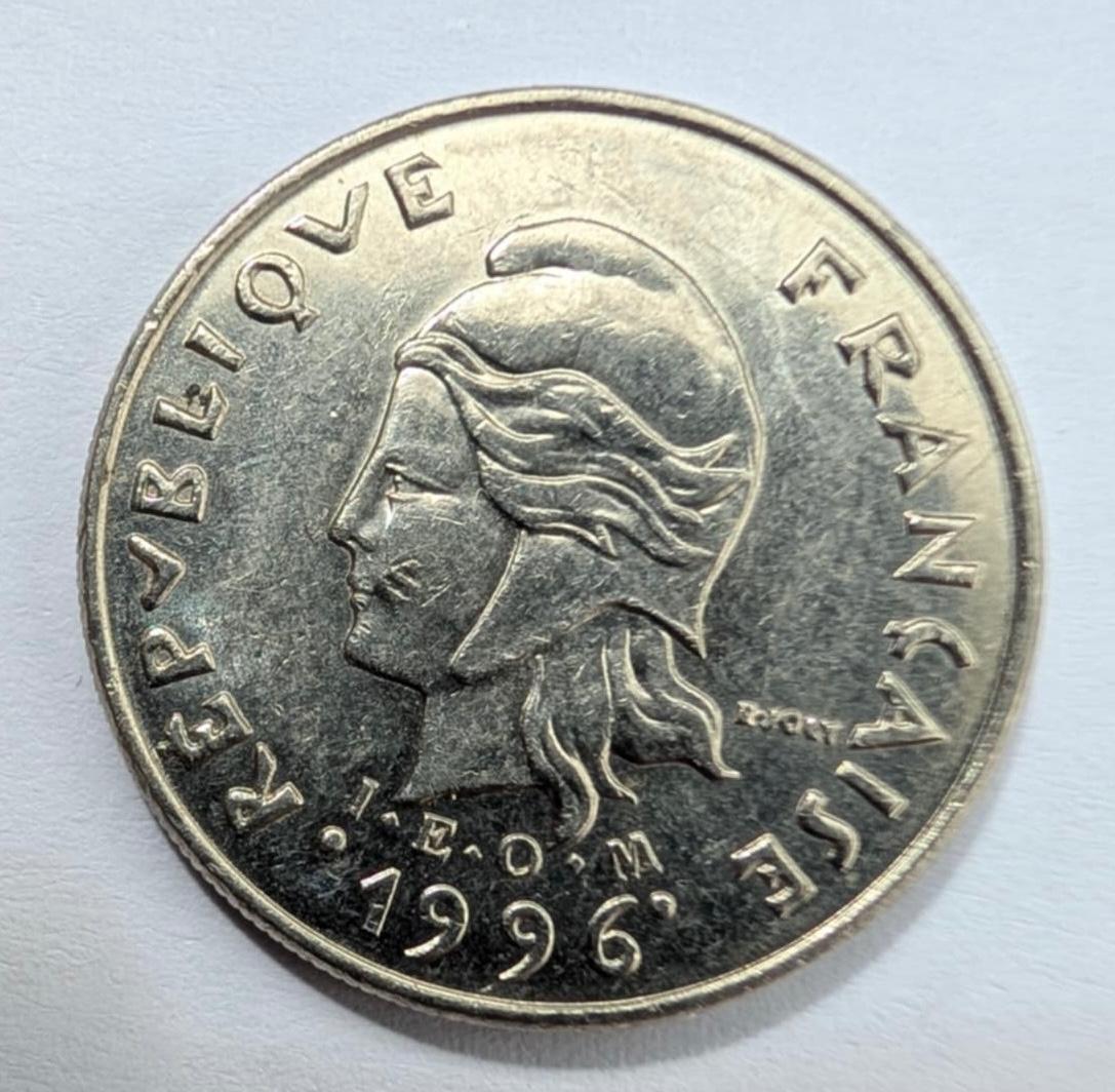 Naujoji Kaledonija 10 Fr 1992