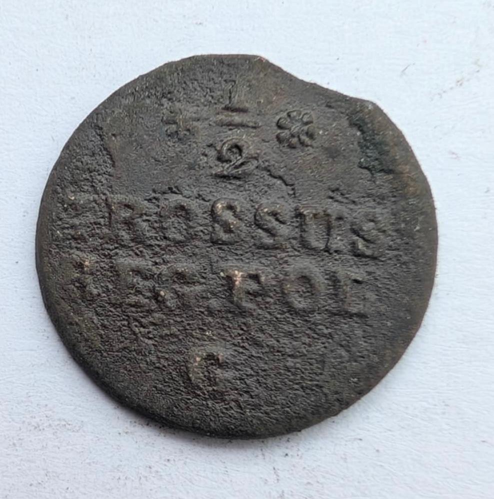 Stanislavo Augusto 1/2 grašio 1768?