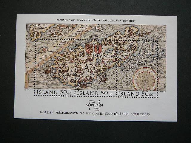 Islandija 1991 Burlaiviai Laivai svarus #92