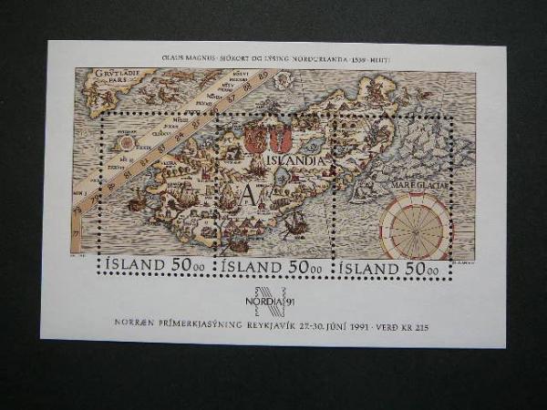 Islandija 1991 Burlaiviai Laivai svarus #92