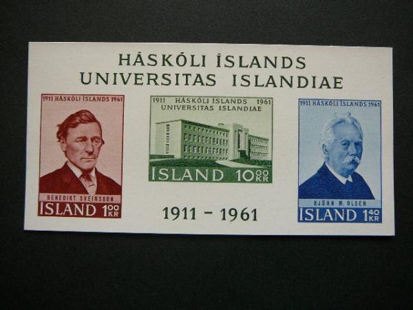Islandija 1961 Universitetas svarus #