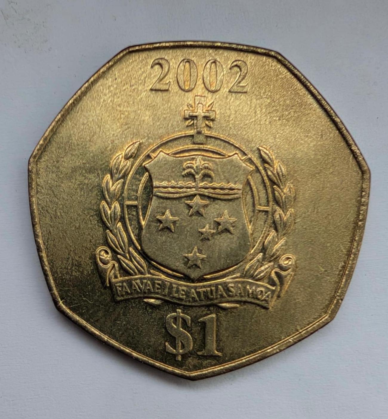 Vakarų Samoa 1 doleris 2002