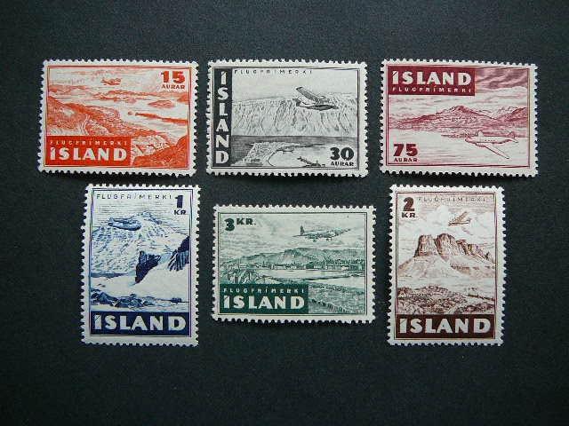 Islandija 1947 Lektuvai svarus #MNH