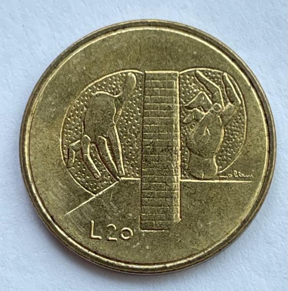 San Marinas 20 lirų 1976