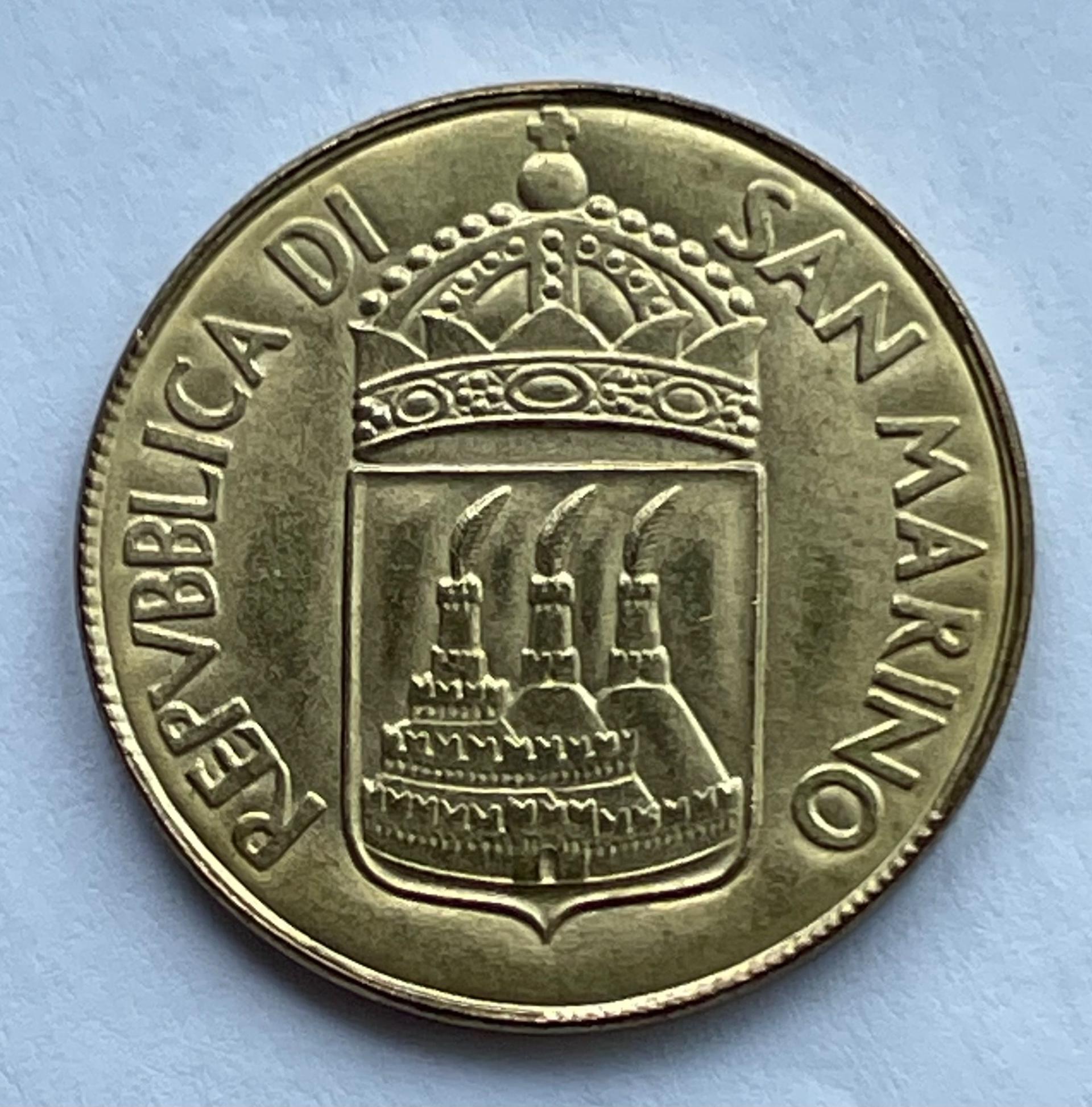 San Marinas 20 lirų 1973