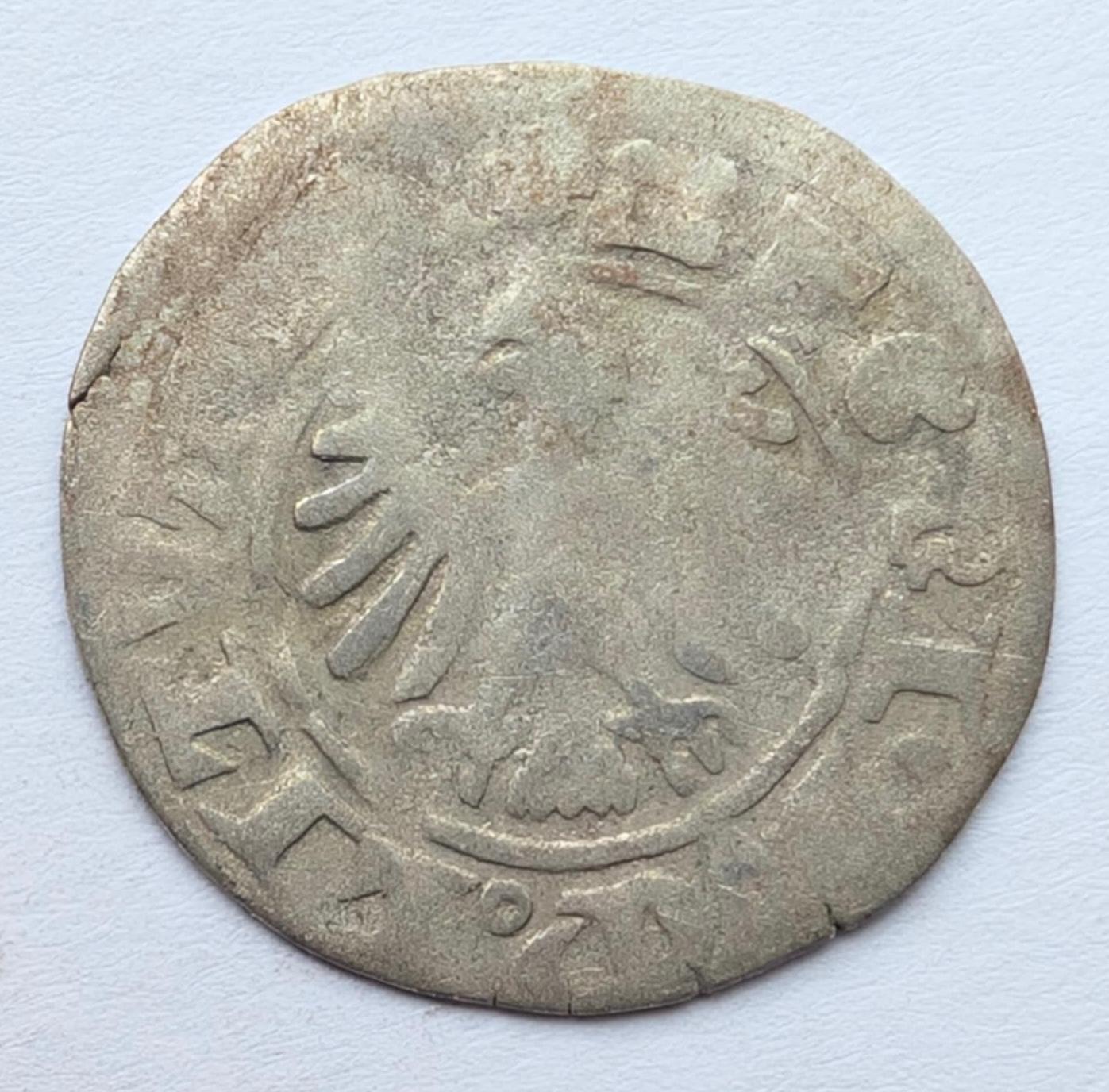 Retas Aleksandro Jogailaičio pusgrašis 1495-1506 ren/got