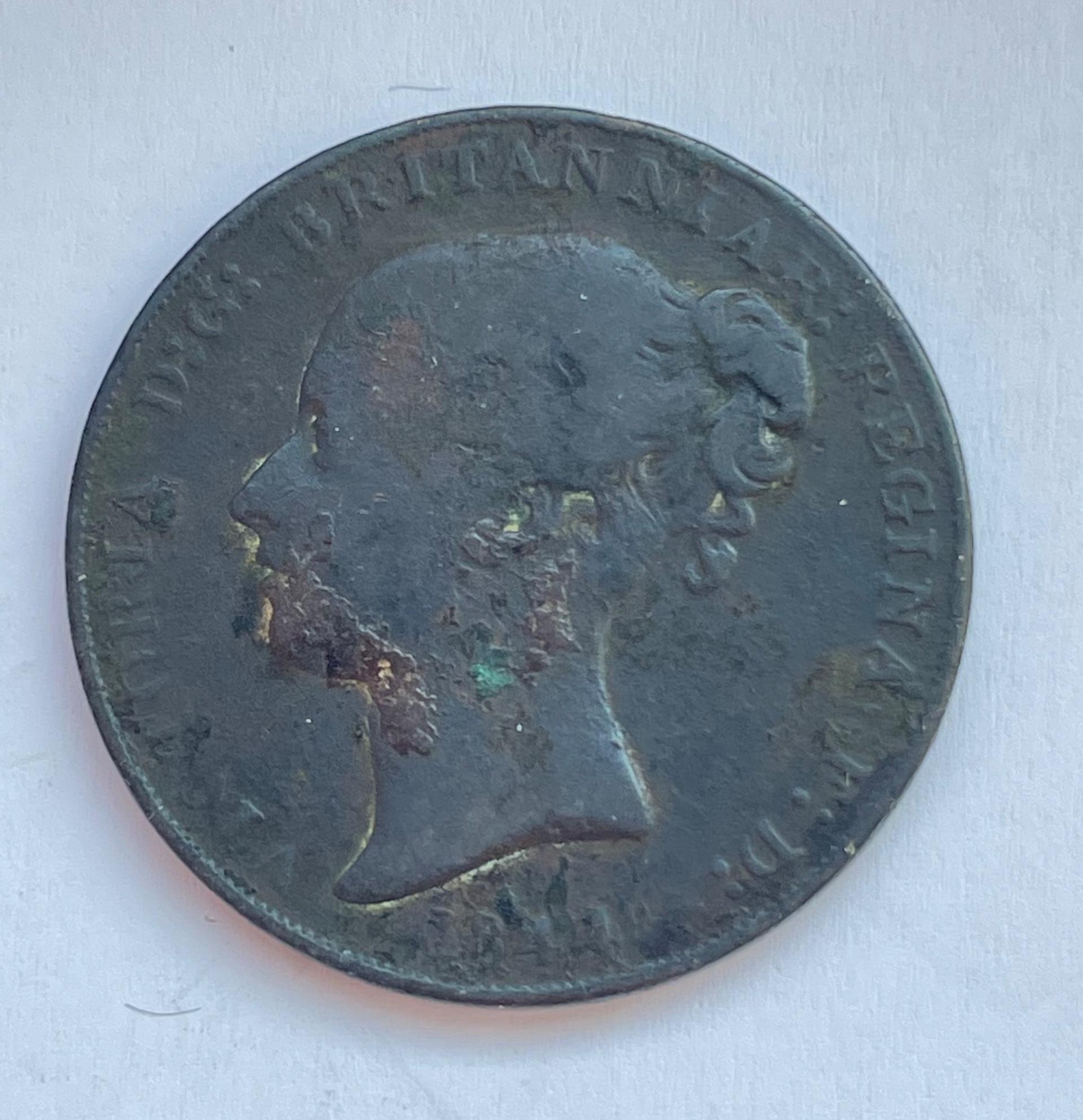 Džersis 1/13 šilingo 1844