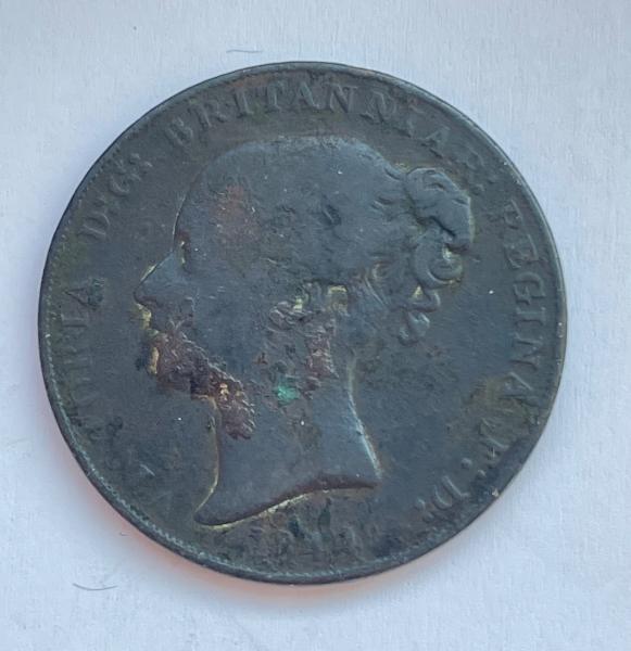 Džersis 1/13 šilingo 1844