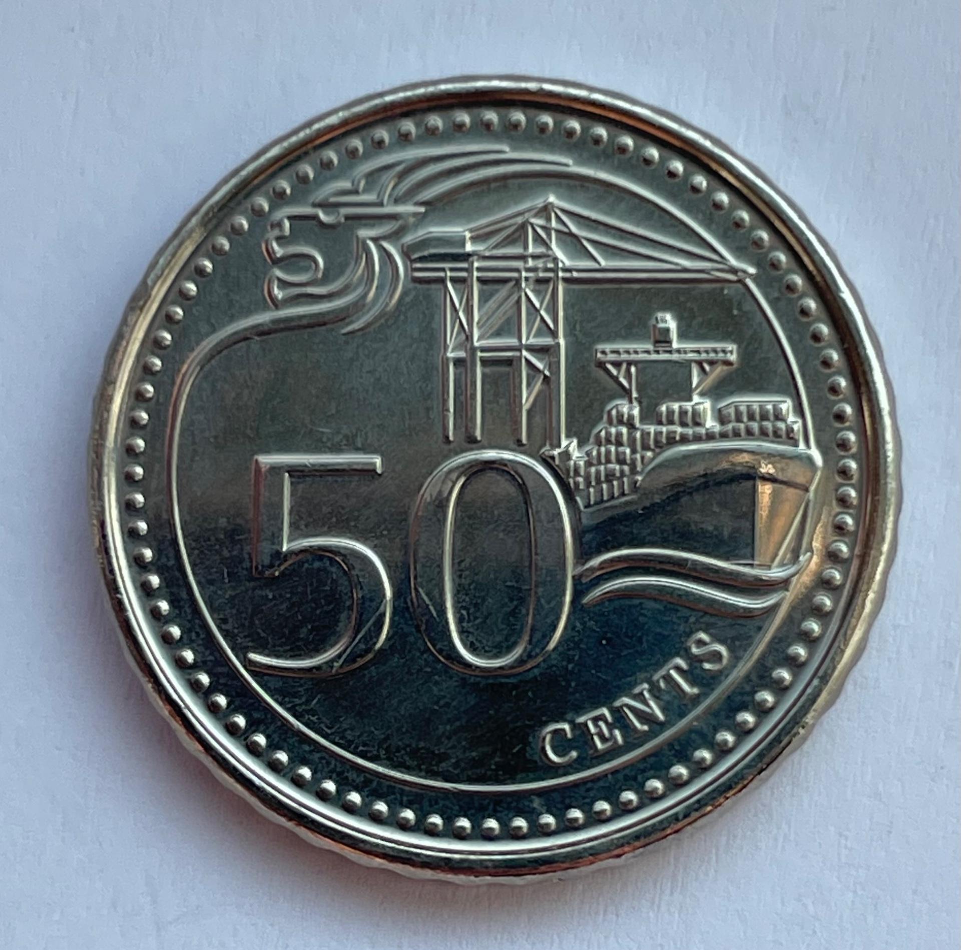 Singapūras 50 c 2013