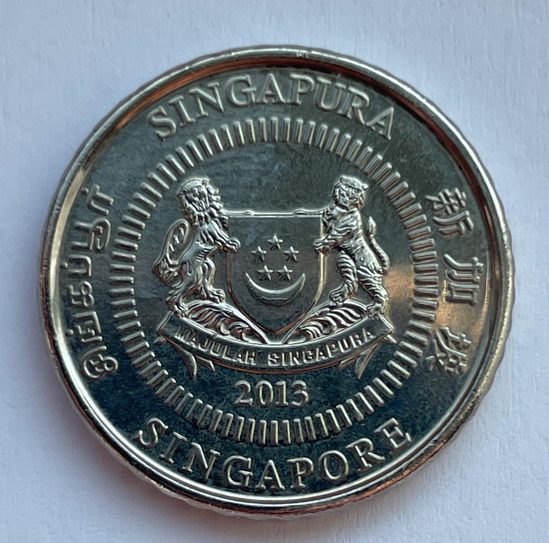 Singapūras 50 c 2013