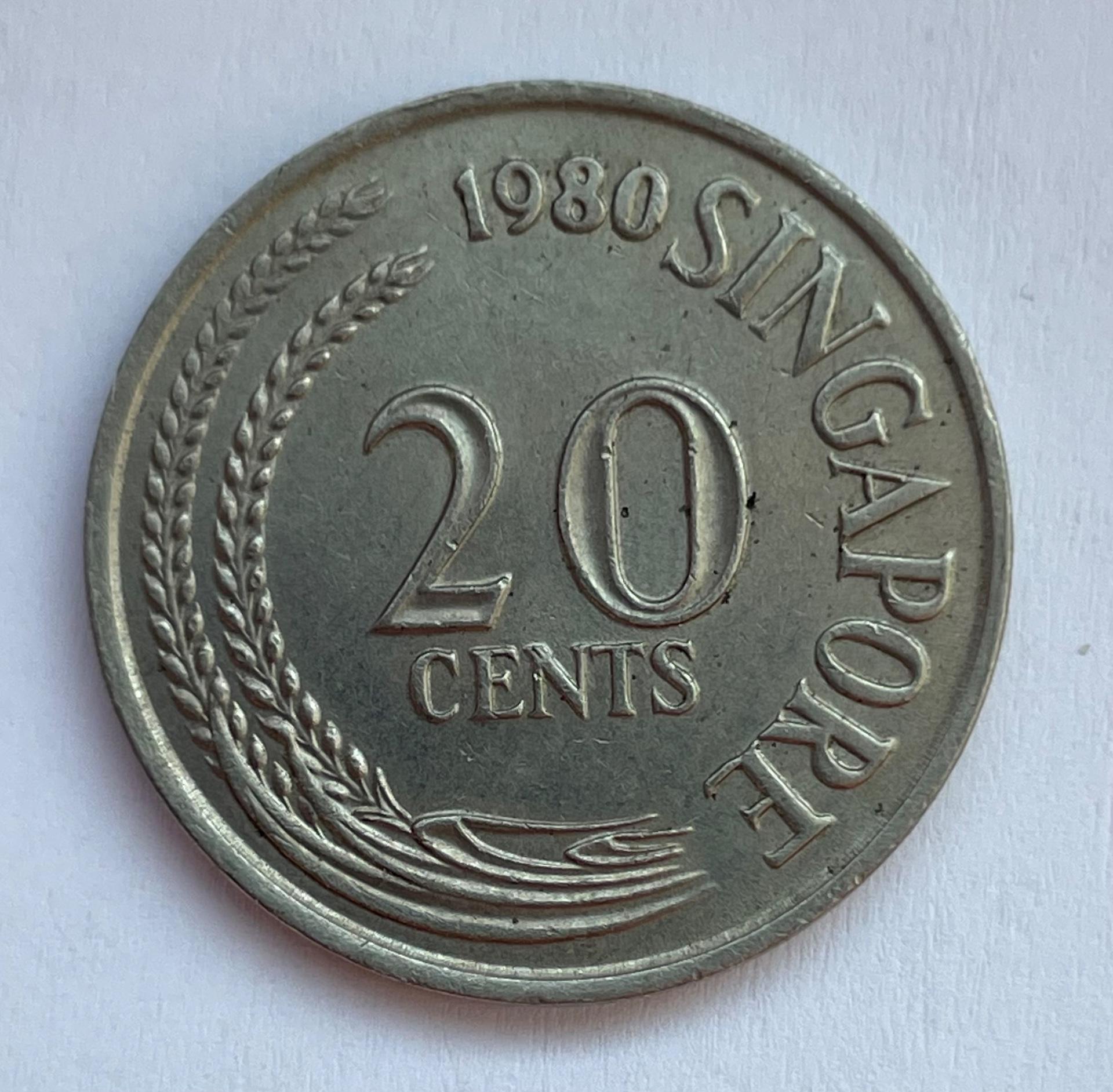 Singapūras 20 c 1980